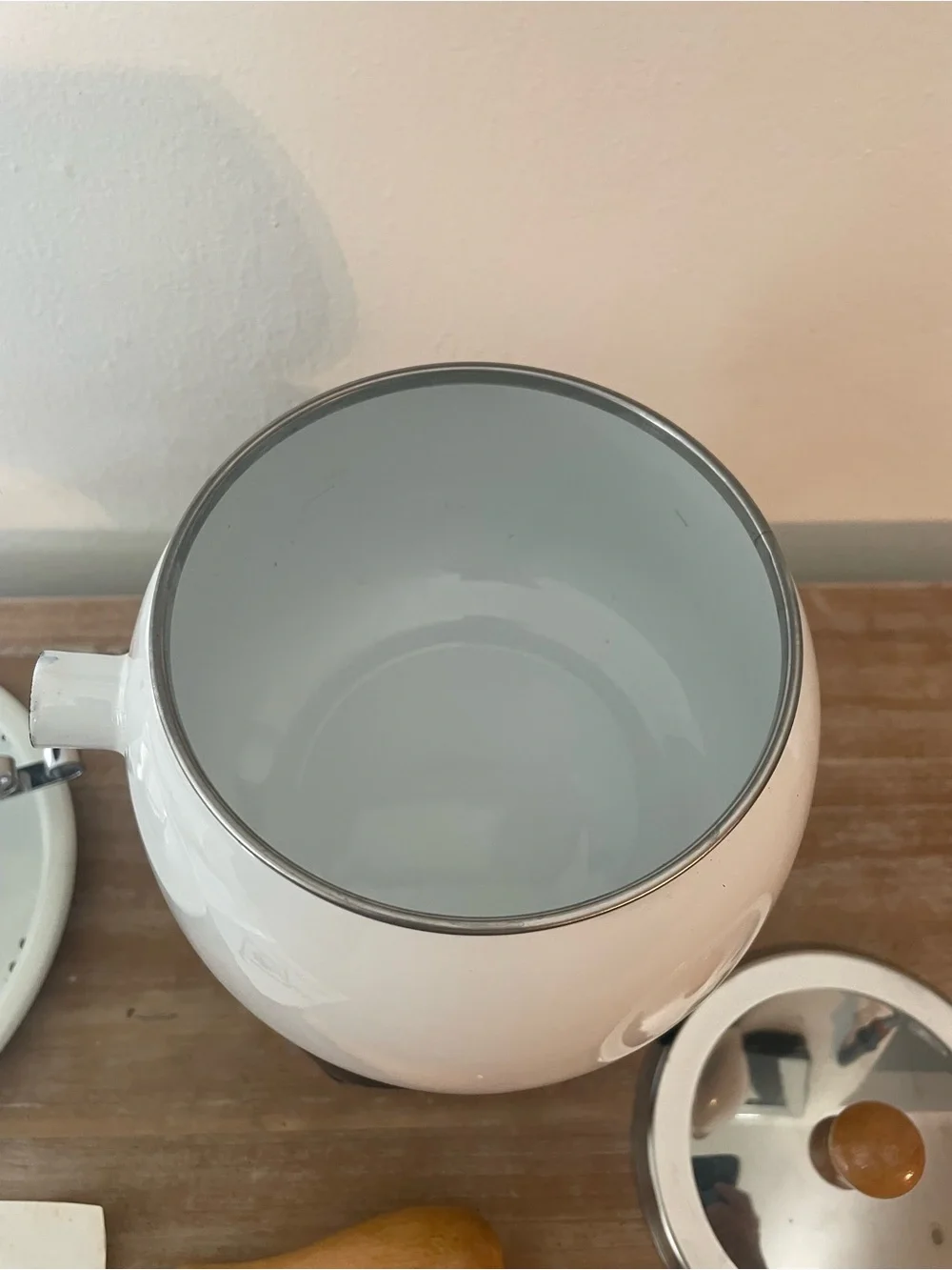 FONDUE Set White Enamel